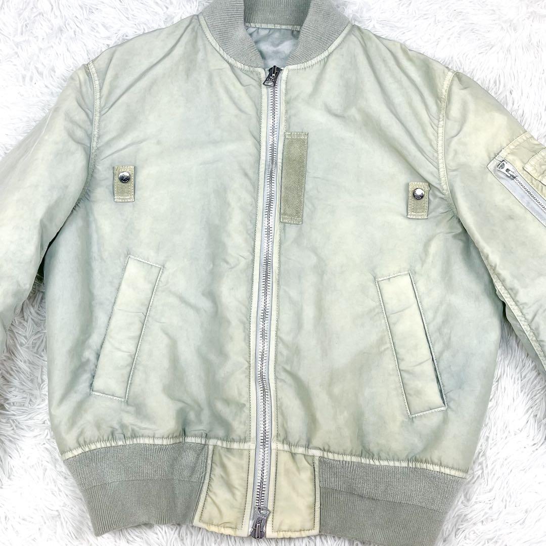 希少 サカイ 24AW ガーメントダイ MA-1 フライトジャケット XL相当