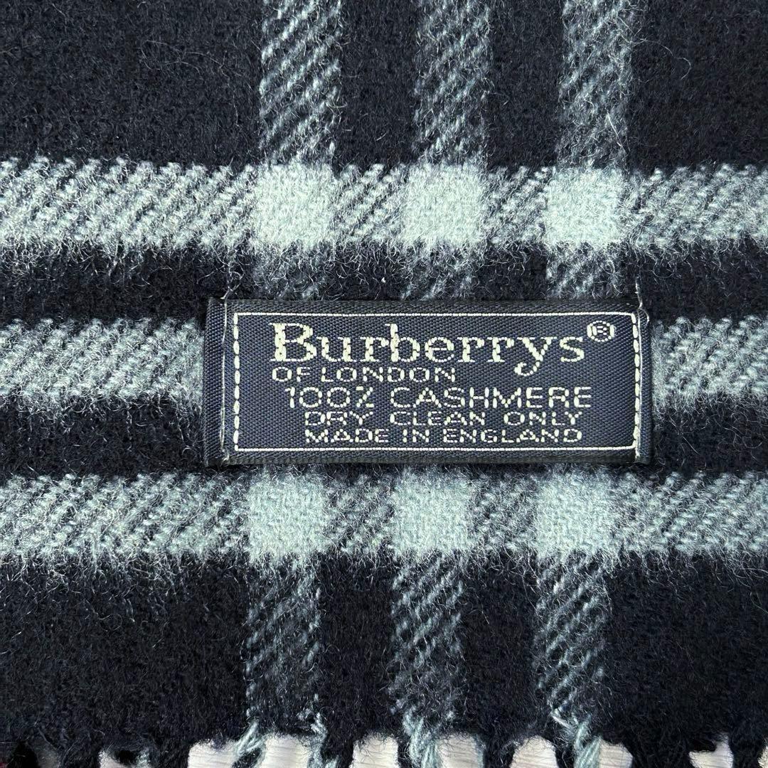 Burberrys バーバリー　カシミヤ100% ノバチェック　マフラー　英国製
