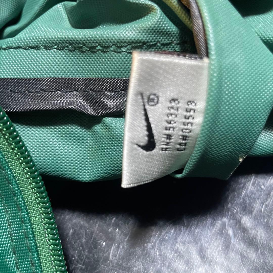 90s 00s OLDNIKE 白タグ　ボストンバック　グリーン　vintage