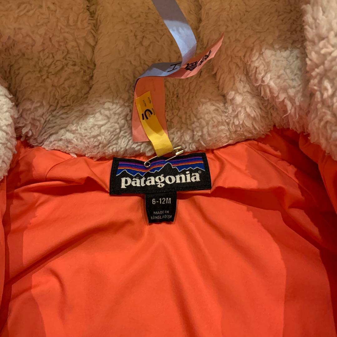 Patagonia ダウン 赤　つなぎ　スキーウェア