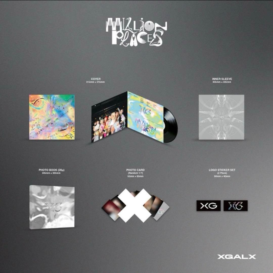 ケ*ー様 XG million places vinyl レコード　完全受注生産