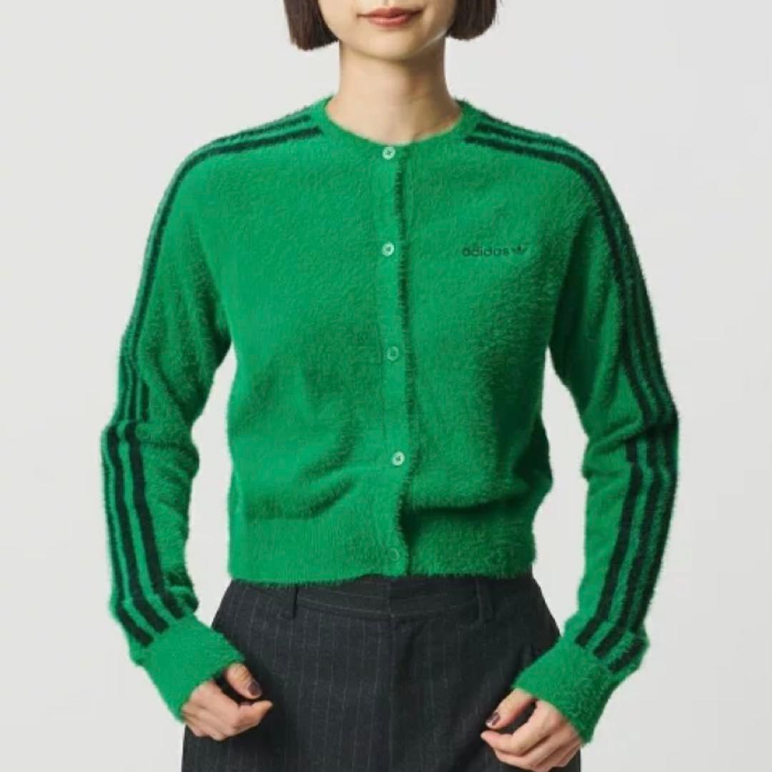 S30　アディダス　adidas FLUFFY カーディガン