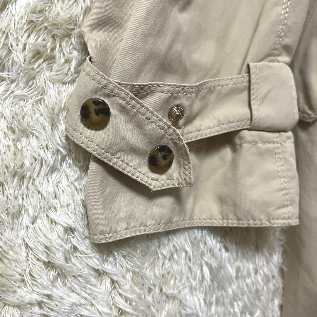 MaxMara マックスマーラ　レインウェア　トレンチコート　ベージュ系　42
