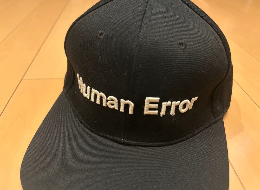 帽子 undercover 18AW HUMAN ERROR Cap Black 2
