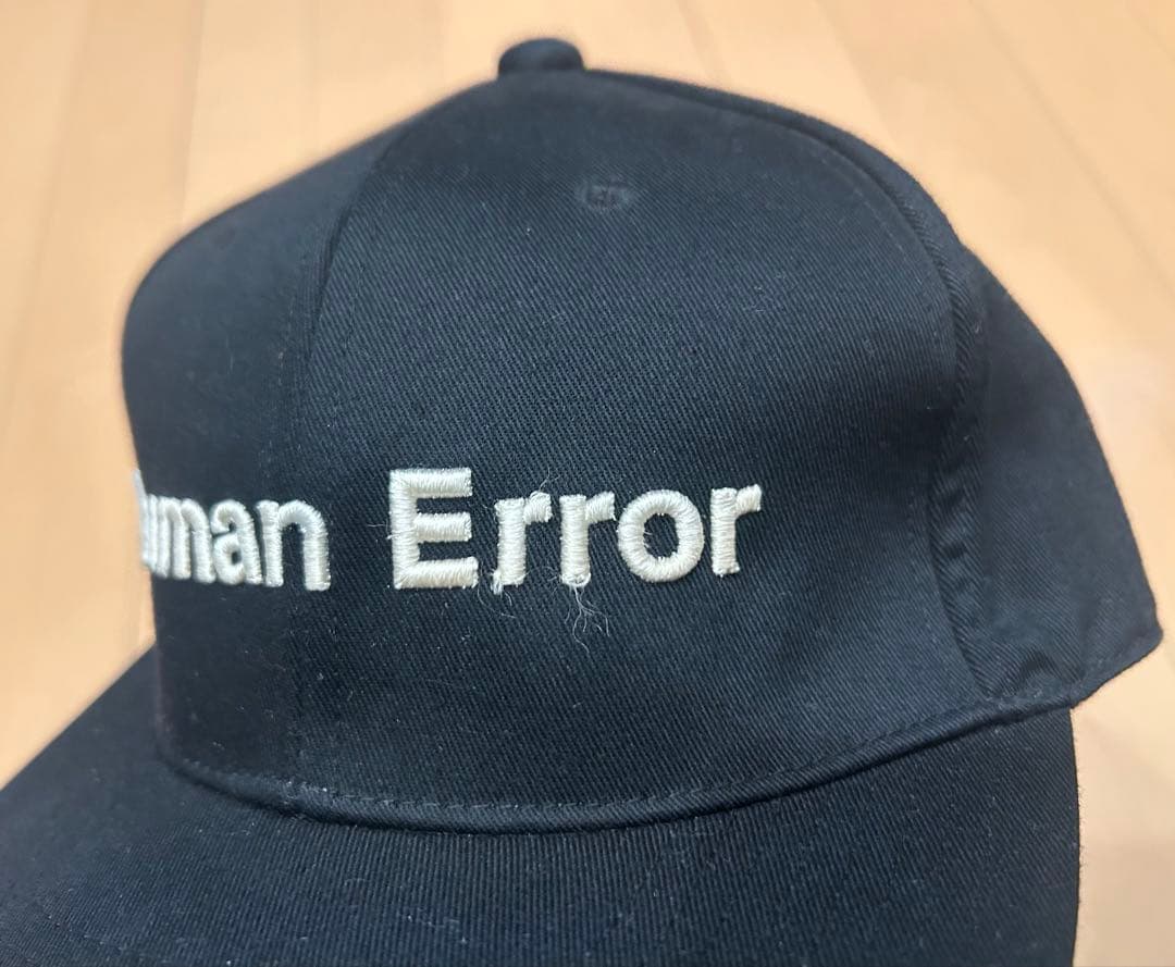 帽子 undercover 18AW HUMAN ERROR Cap Black 2