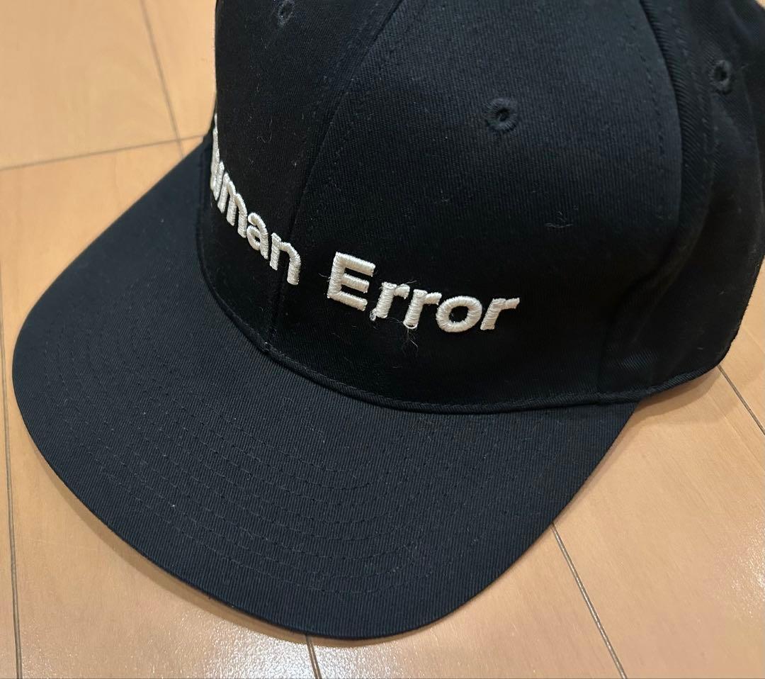 帽子 undercover 18AW HUMAN ERROR Cap Black 2