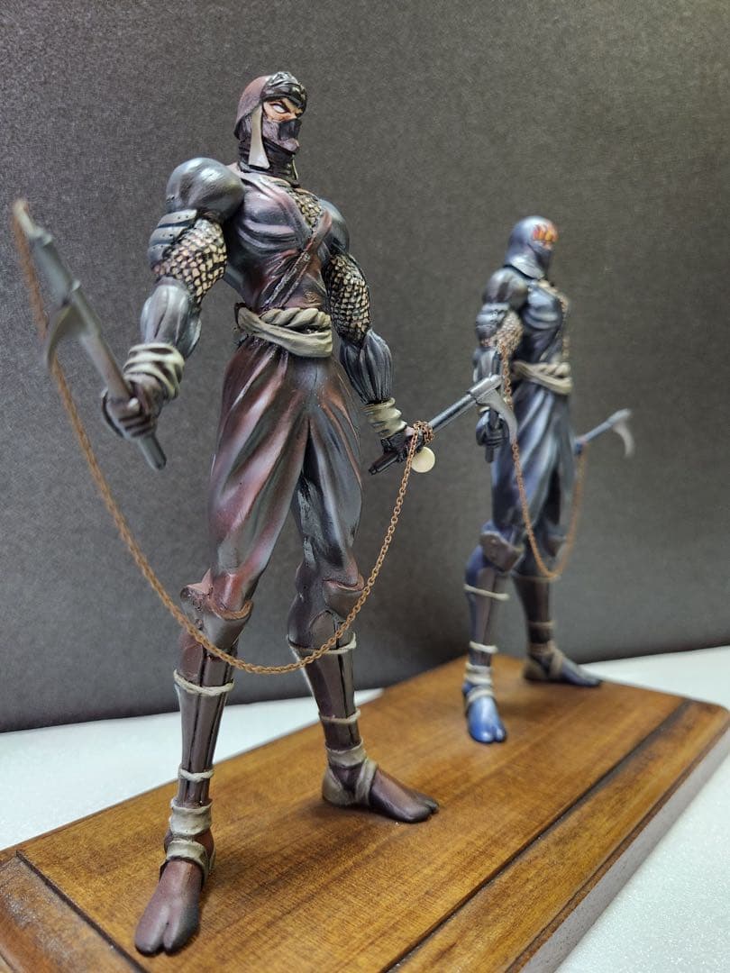 フルスクラッチ　半魚人　ミノタウロス　漢武　服部半蔵他　原型渡井翔壹　塗装本人