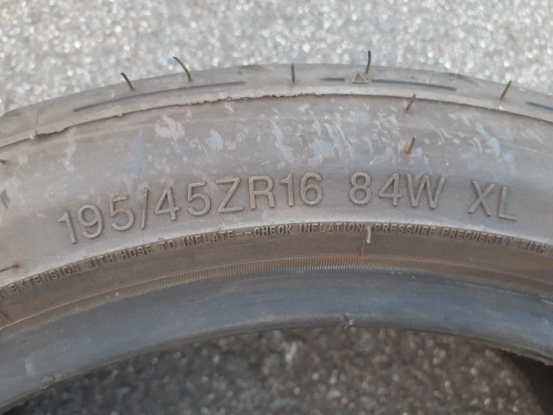 23年 シバタイヤ　レイダン　SHIBATA 195/45ZR16インチ 2本