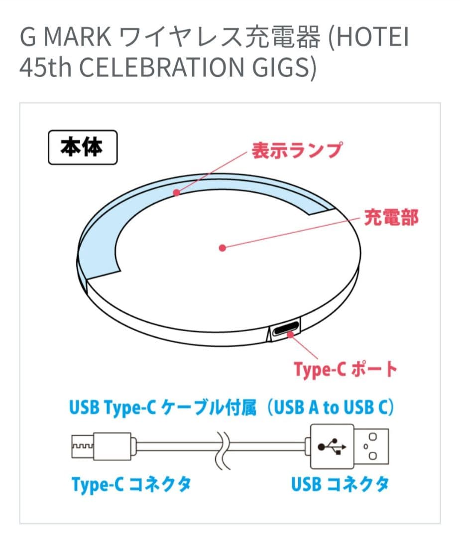 ♪布袋寅泰★Gマークワイヤレス充電器