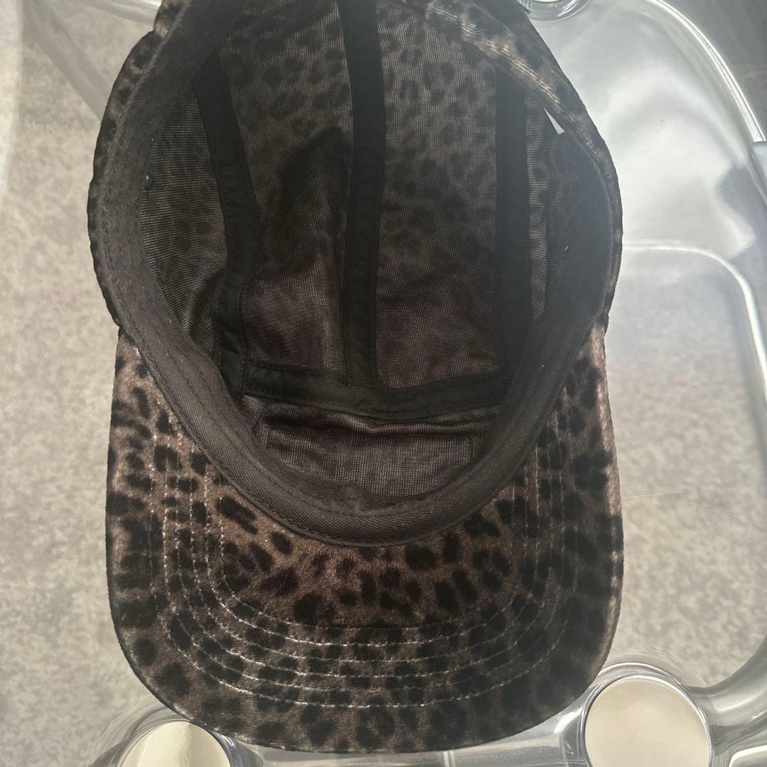 Supreme レオパード ベルベット キャップ 24ss