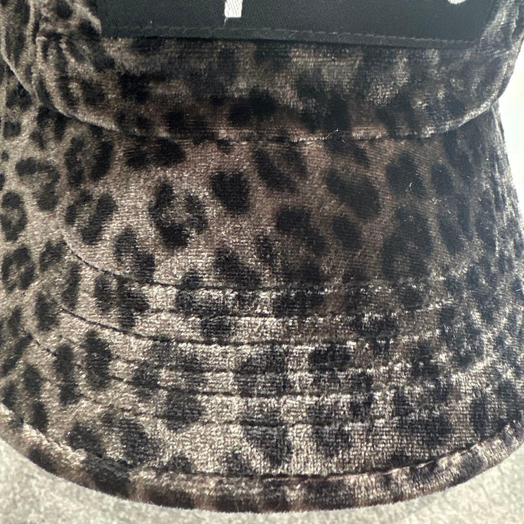 Supreme レオパード ベルベット キャップ 24ss