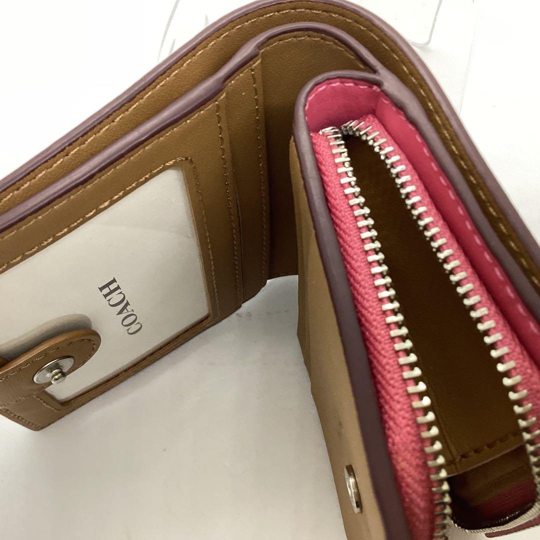 セール　COACH アイス　ポップ柄 二つ折り　コンパクト財布