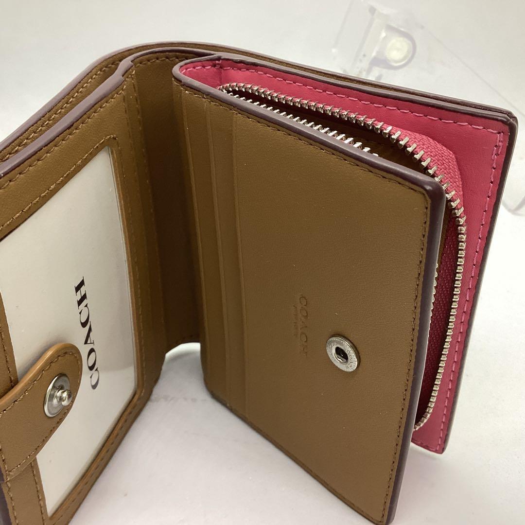 セール　COACH アイス　ポップ柄 二つ折り　コンパクト財布