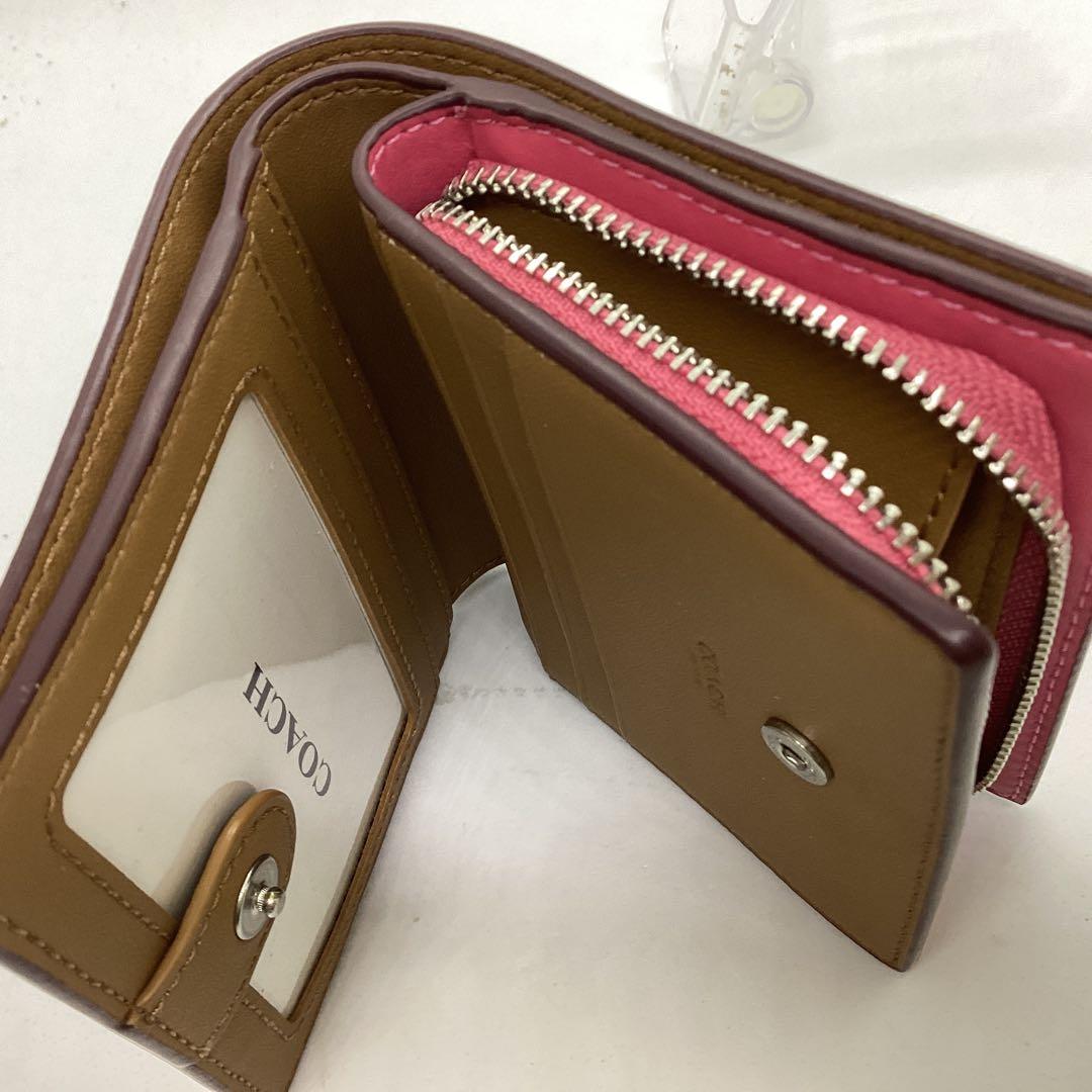 セール　COACH アイス　ポップ柄 二つ折り　コンパクト財布