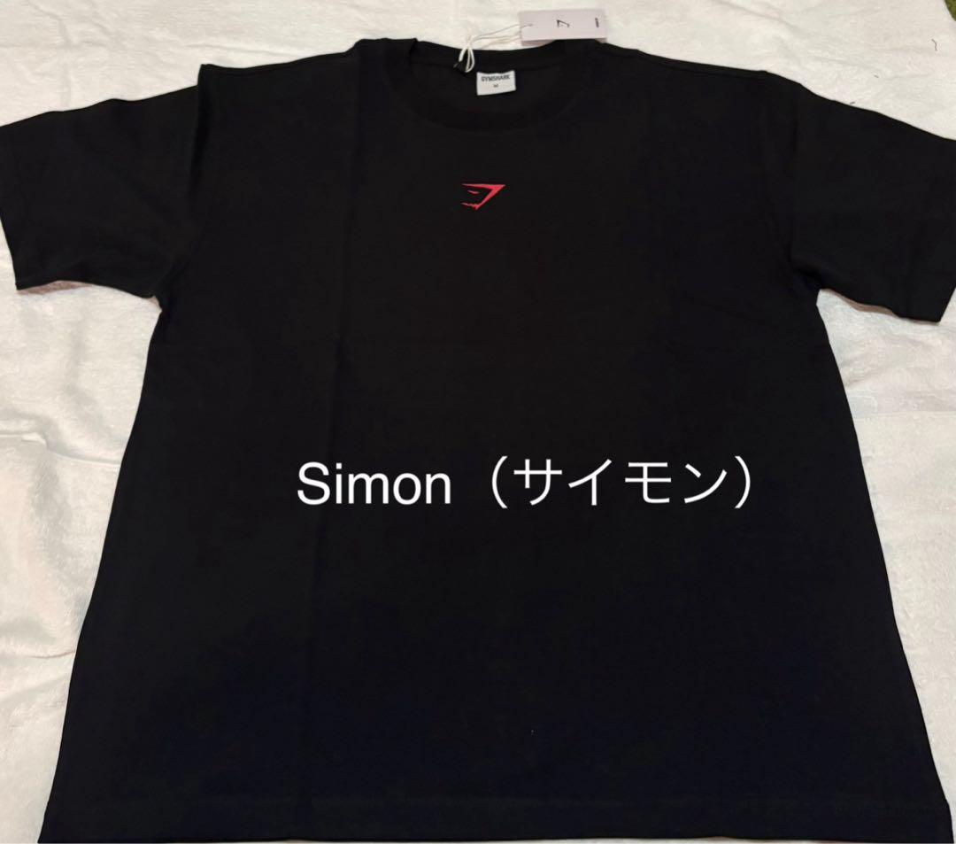  黒×赤　Tシャツ　Mサイズ