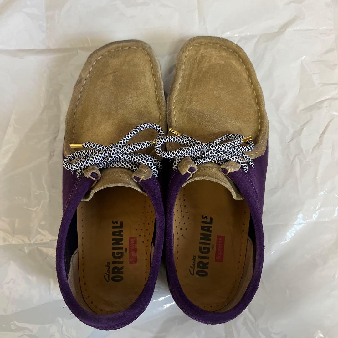 SUPREME × Clarks 2 Tone Wallabee Low