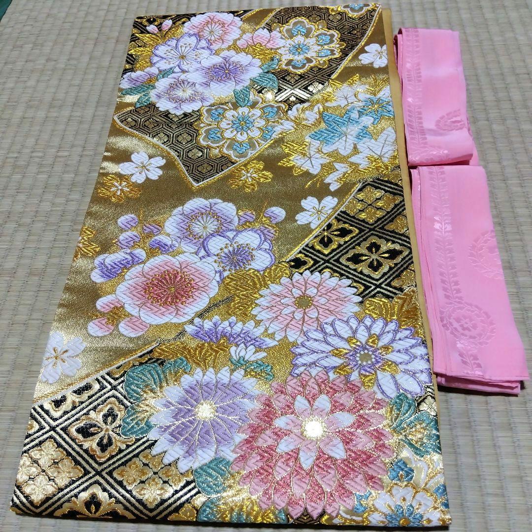 【中古帯リメイク】和楽器　琴　油単　ゆたん