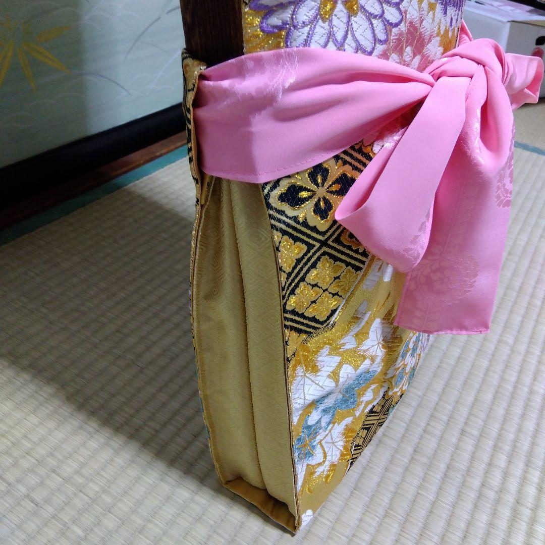 【中古帯リメイク】和楽器　琴　油単　ゆたん