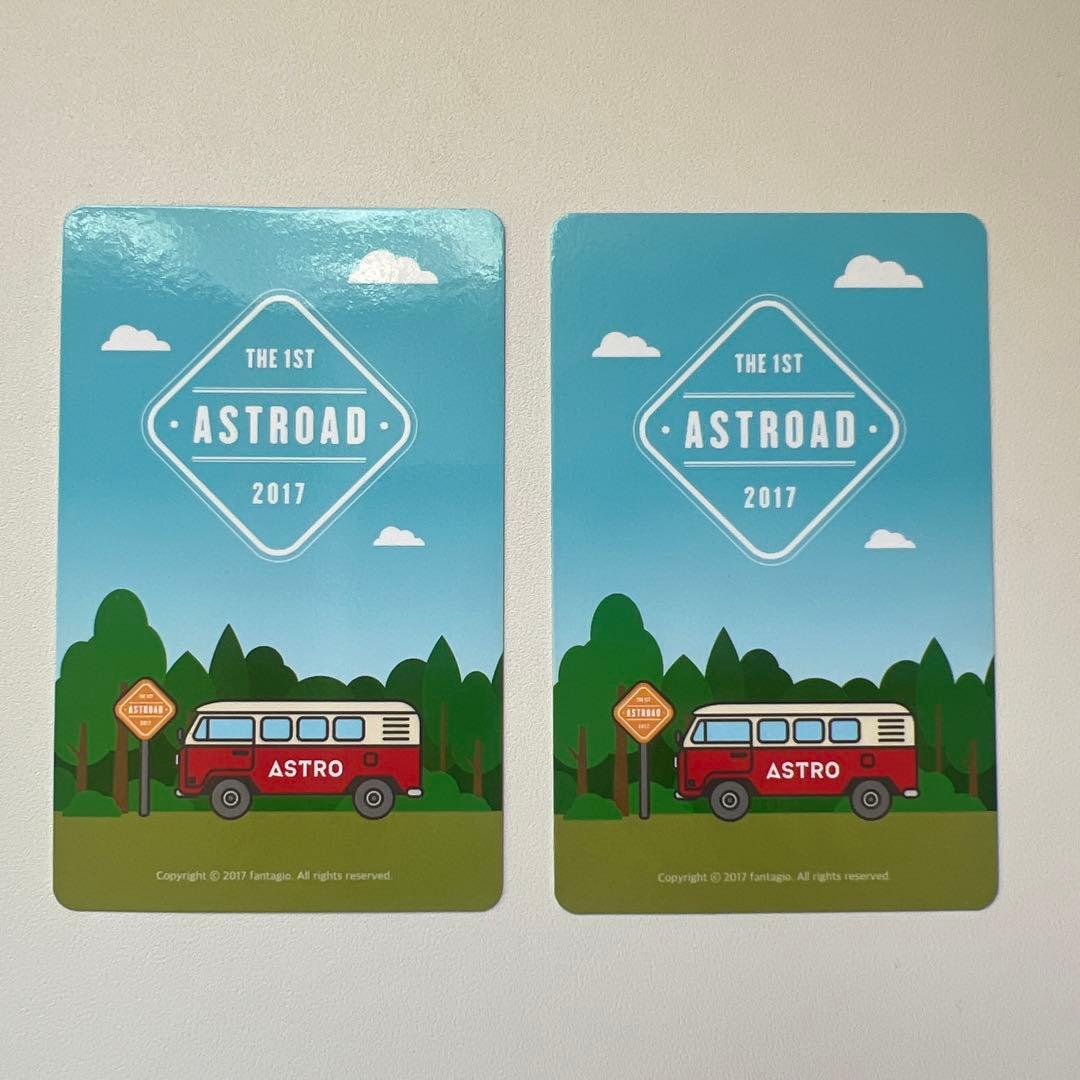 希少‼︎ASTRO チャウヌ THE 1ST ASTROAD 2017 トレカ