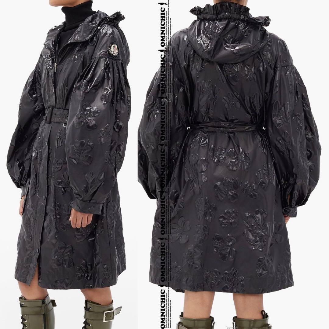 お得国内MONCLER モンクレールシモーネロシャ花柄トレンチコート1/M