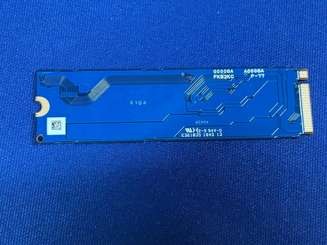 内蔵型SSD KIOXIA SSD 512GB M.2 2280 NVMe PCIe Gen3