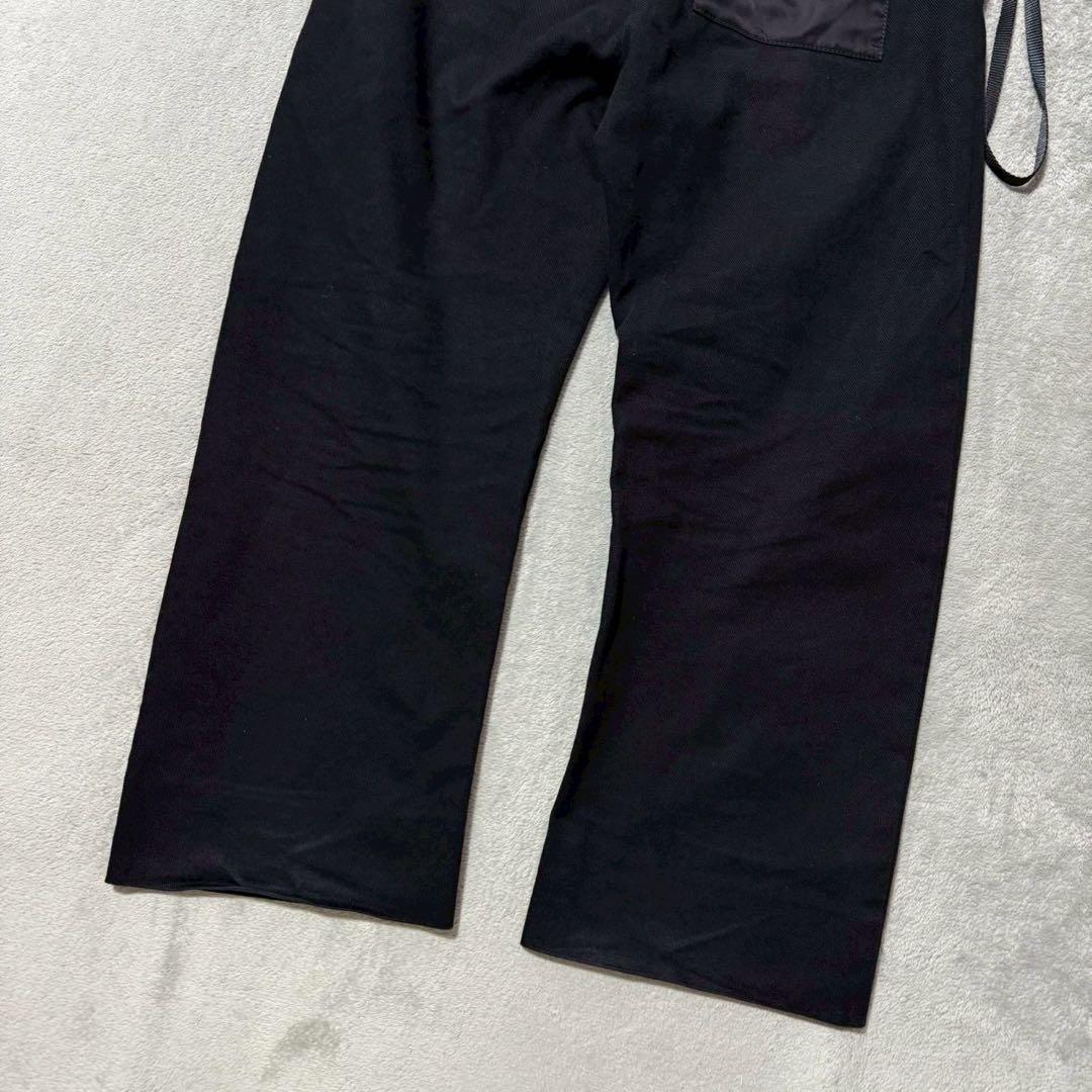 PRADA プラダ Re-Nylon 三角ロゴ コットンパンツ サイズ44 黒