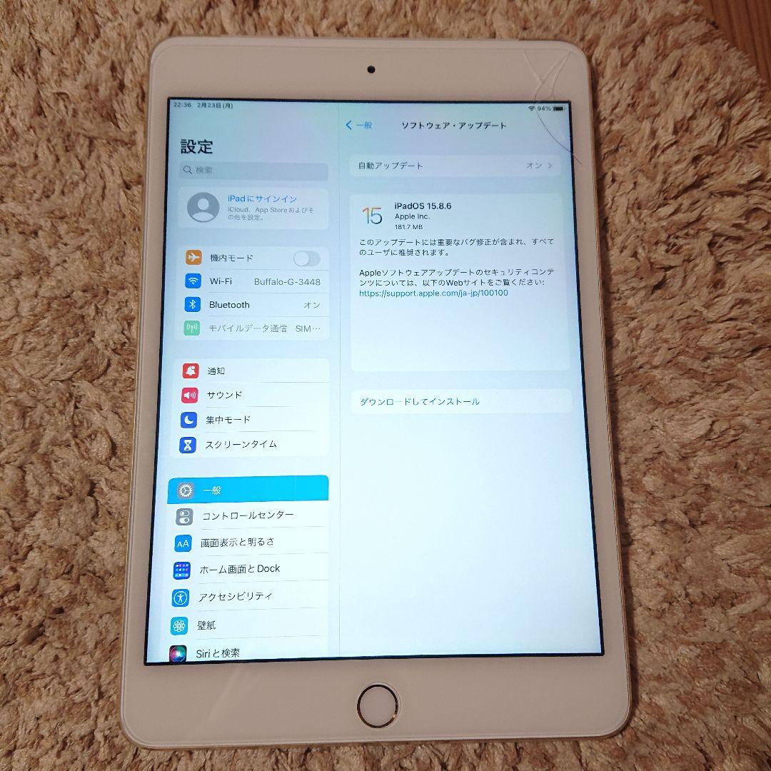 iPad本体 iPad mini4 16GB