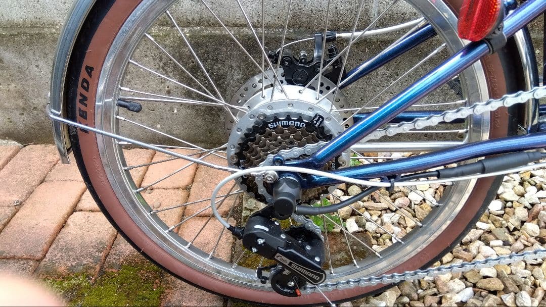 【走行わずか】電動アシスト折りたたみ自転車 Cyrusher Flimo