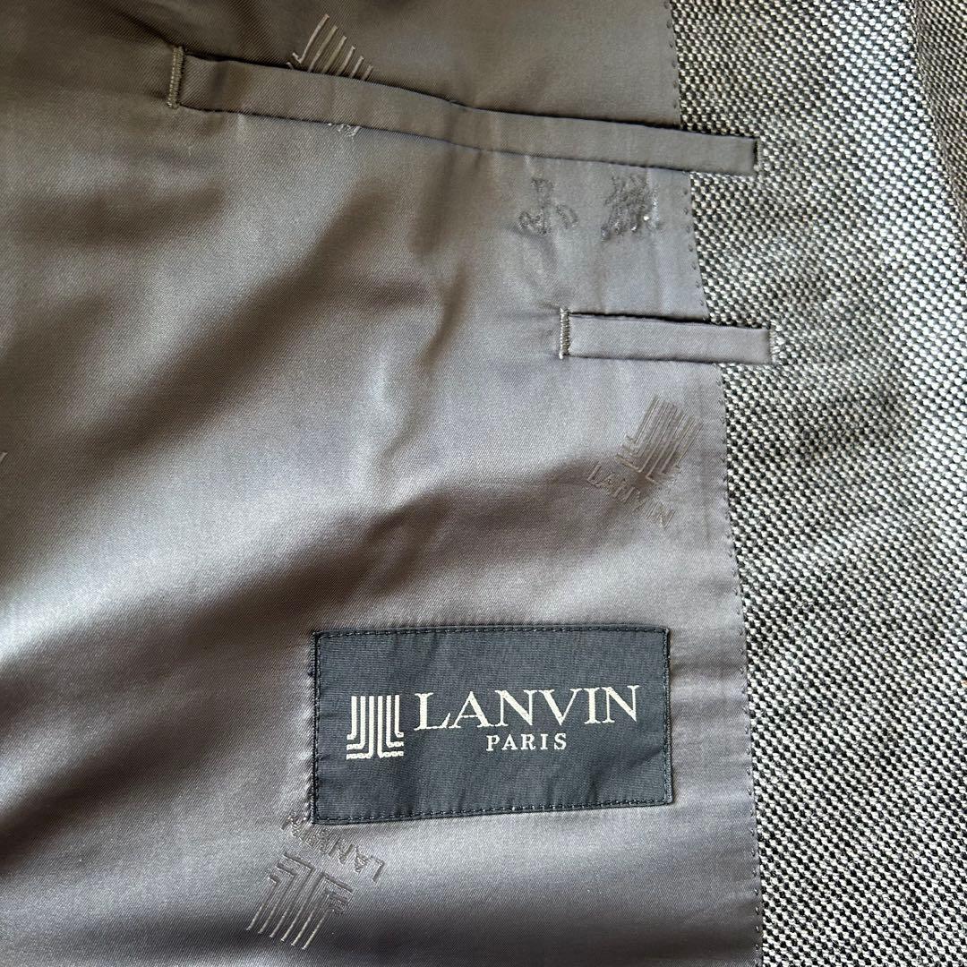LANVIN ランバン ダブルブレストテーラードジャケット グレー メタルボタン