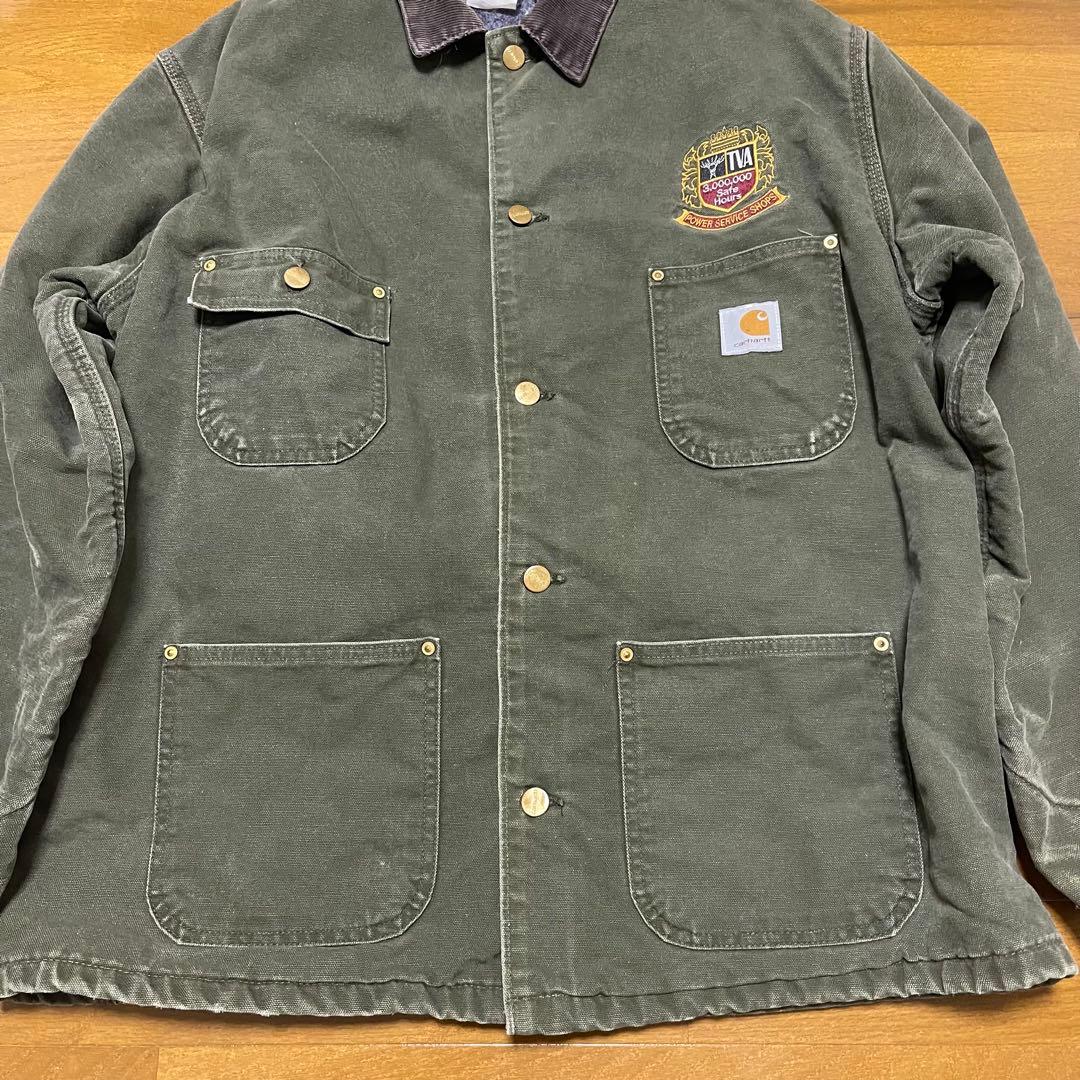 希少星タグ！Carhartt カーハート ミシガンチョアコート カバーオール