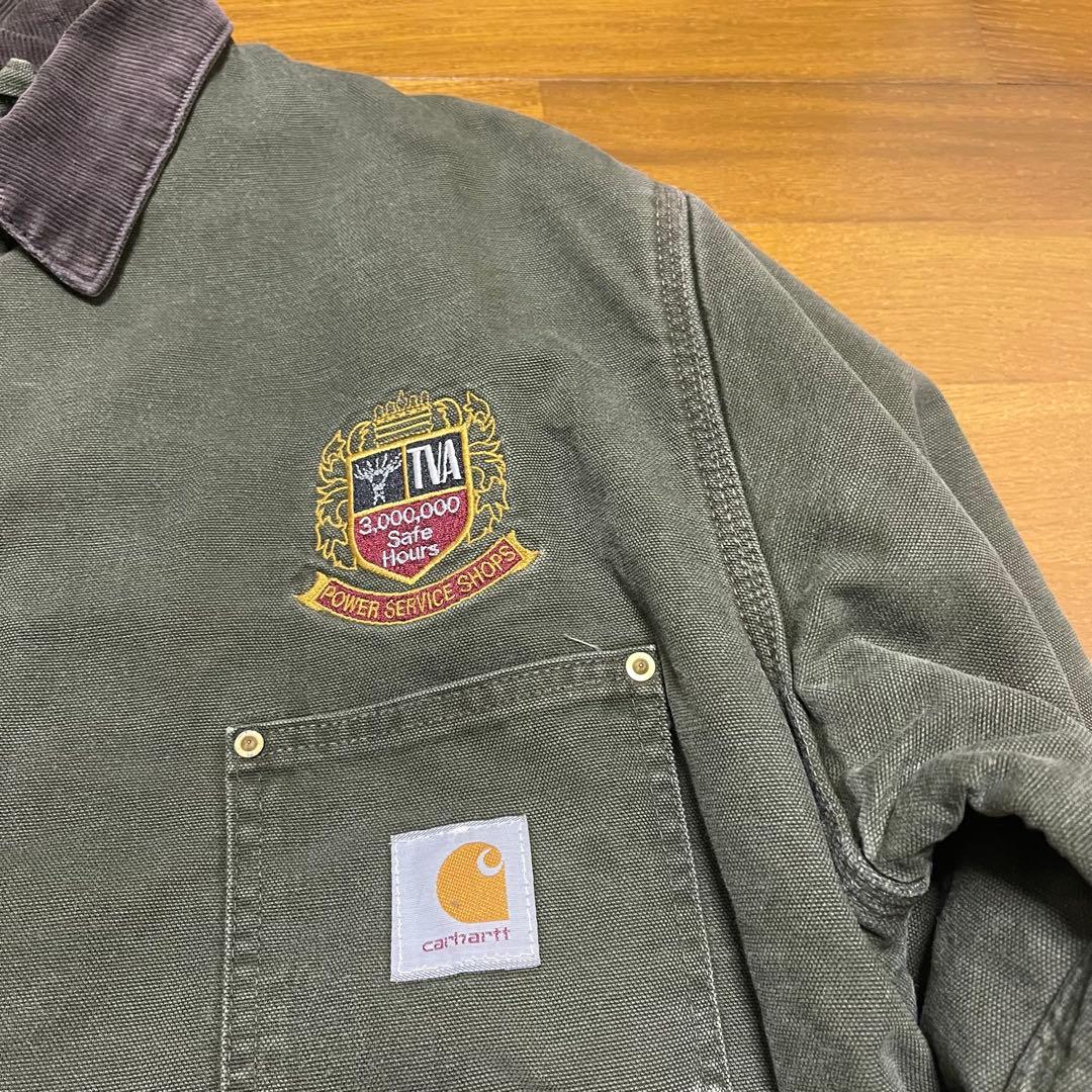 希少星タグ！Carhartt カーハート ミシガンチョアコート カバーオール