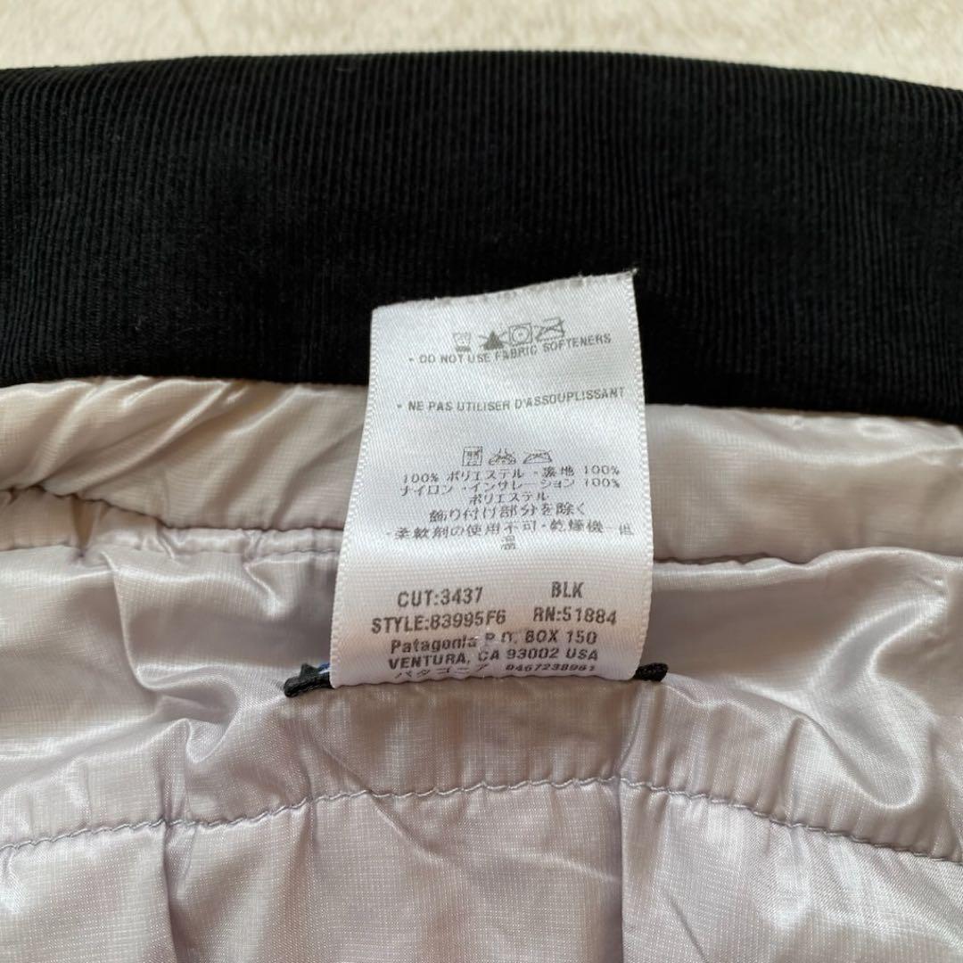 00s Patagonia マイクロパフベスト　パフボール　黒　ナイロン　S