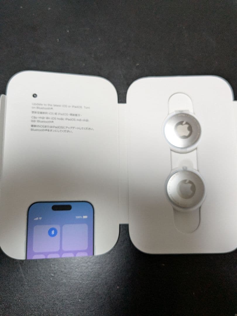 【未使用品】AirTag 本体 2個 管理3