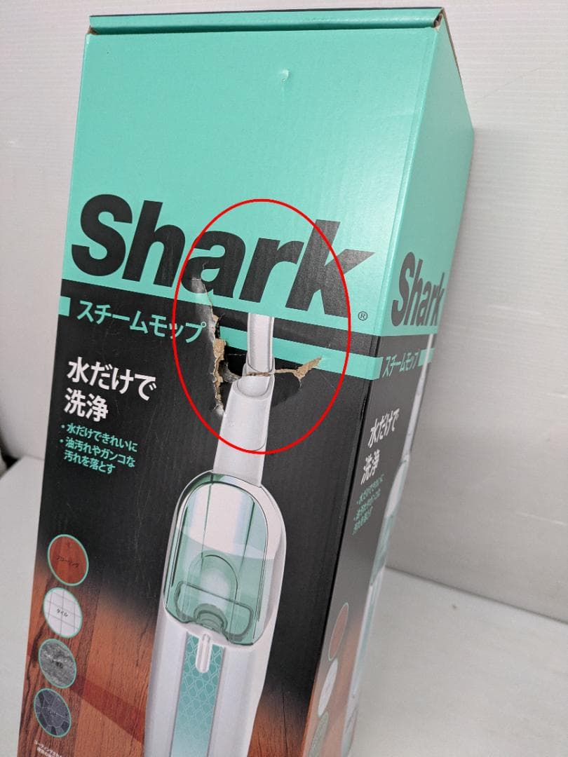 未使用 SHARK シャーク スチームモップ S1000J ホワイトグリーン