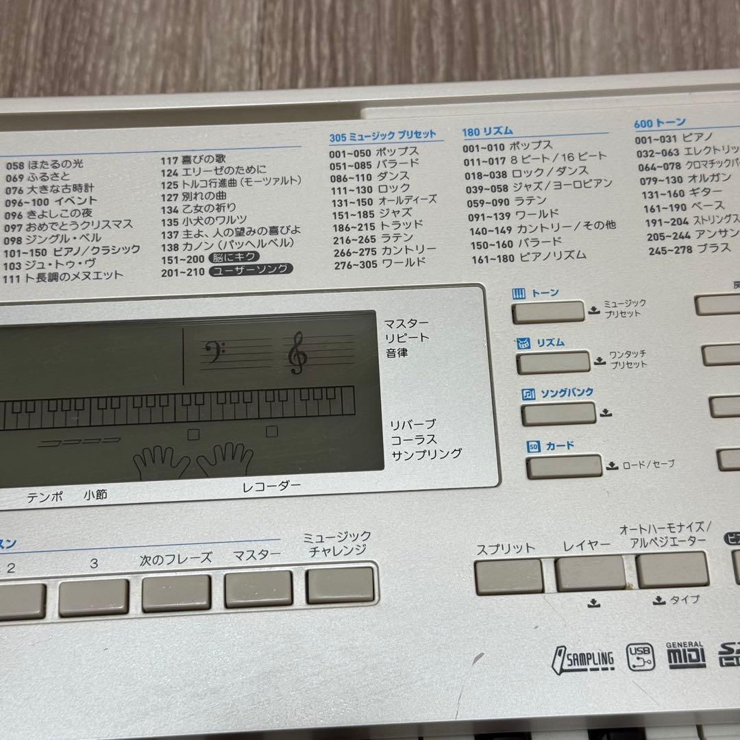 CASIO lk-221 61鍵 ホワイト