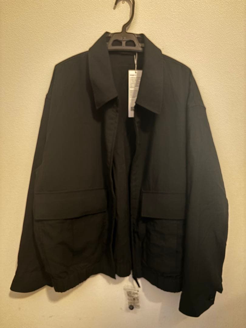 【即日完売品】ショートブルゾン XL ブラック UNIQLO U