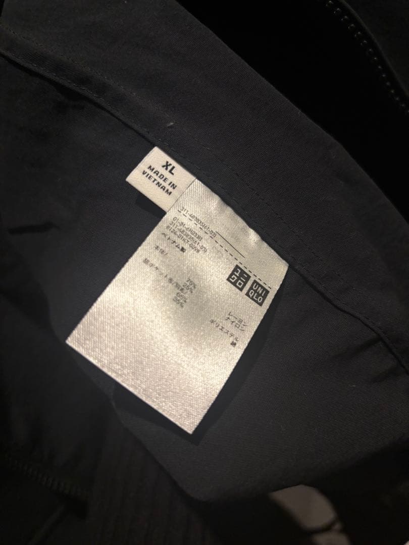 【即日完売品】ショートブルゾン XL ブラック UNIQLO U