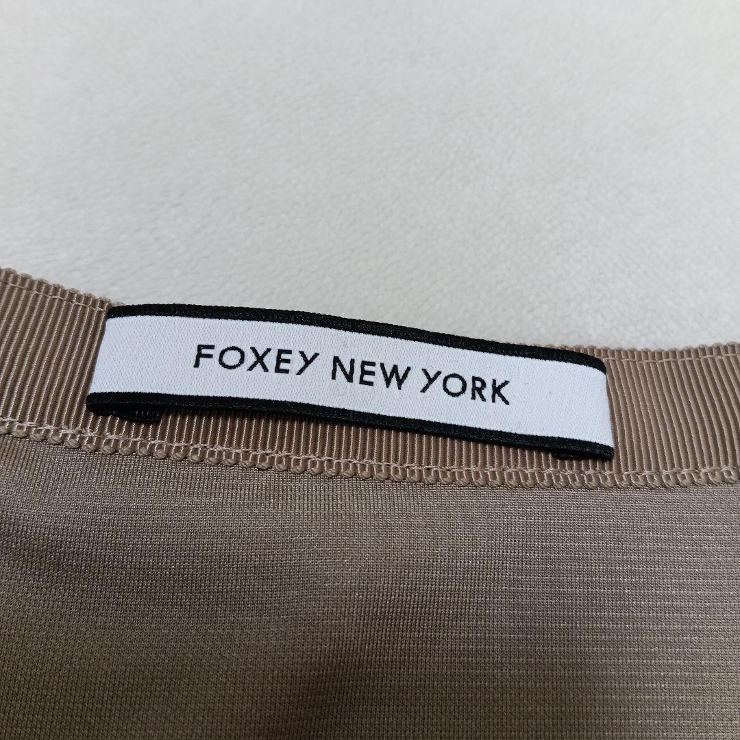 未使用に近い！FOXEY NEW YORK フレアスカート　フォクシー　40