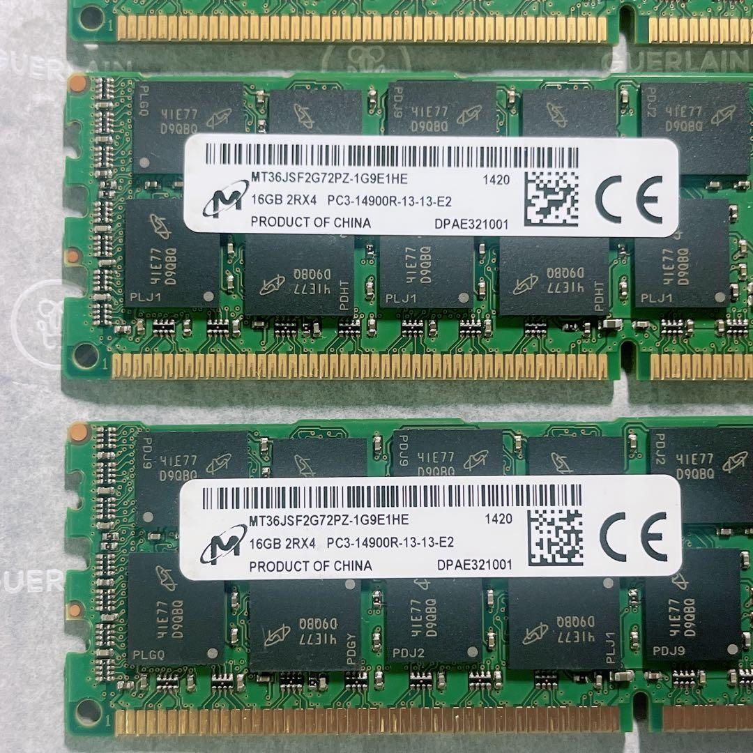 【中古】IBM純正 Micron製 16GB メモリー PC3-14900R