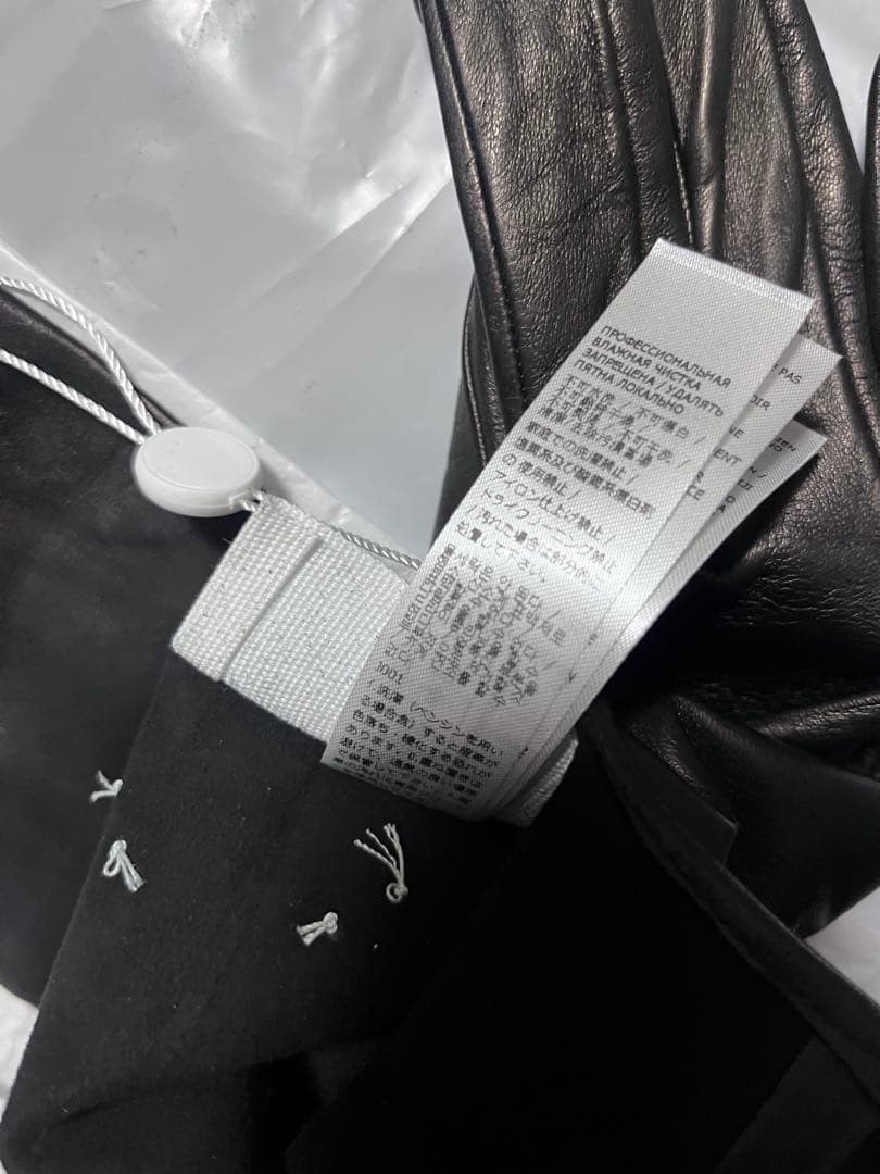 「新品未使用」メゾンマルジェラ　レザーグローブ