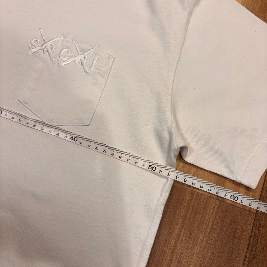 最終値下げ　sacai × kaws 2 M ホワイト Tシャツ ポケット付き