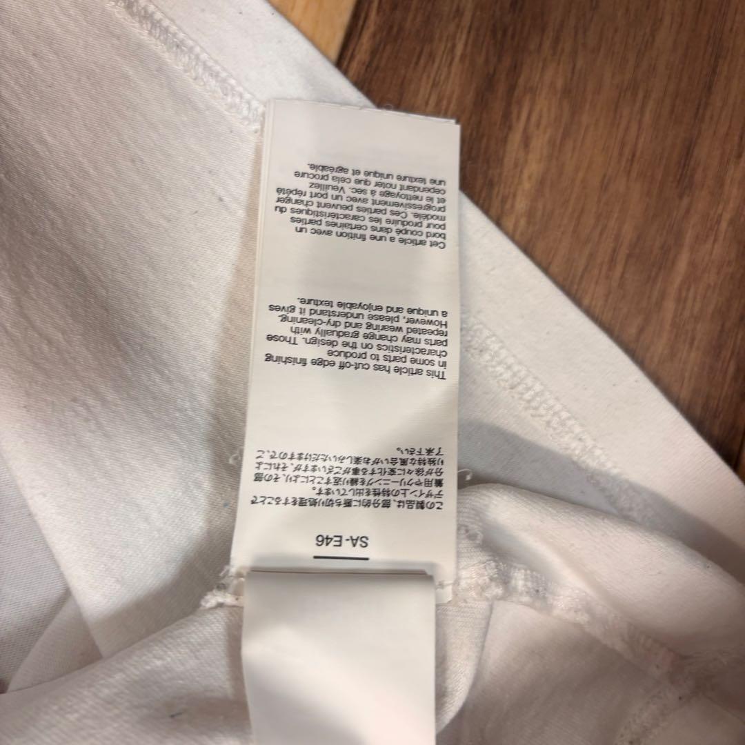 最終値下げ　sacai × kaws 2 M ホワイト Tシャツ ポケット付き