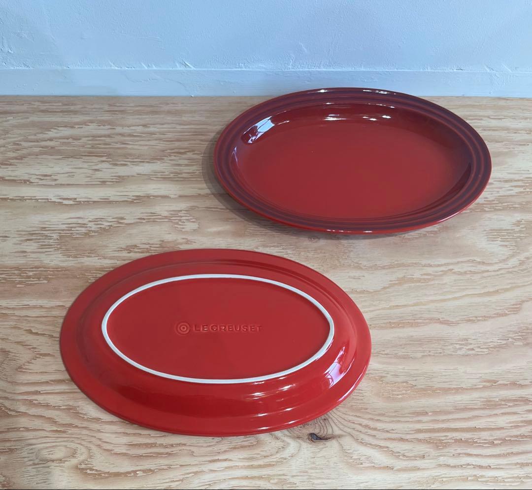 Le Creuset ル・クルーゼ　30cm オーバル　プレート 2枚セット