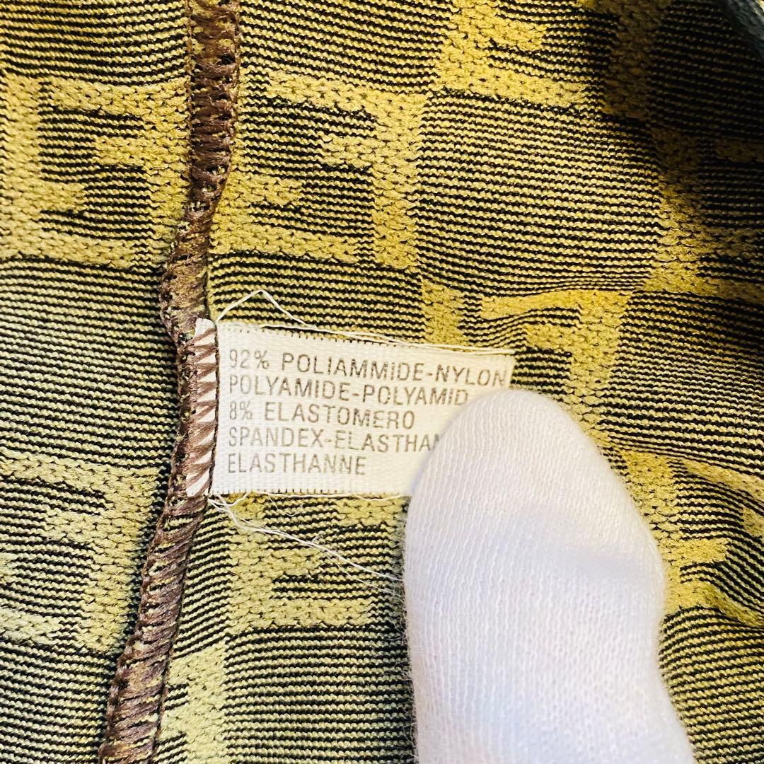 美品＊FENDI FF Zucca ポロシャツ 半袖 Size M イタリア製