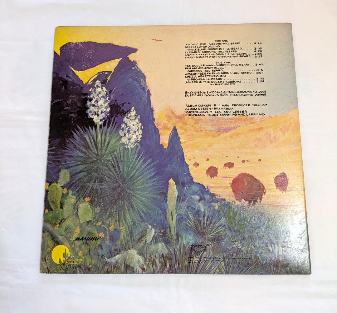 ZZ TOP Tejas レコード
