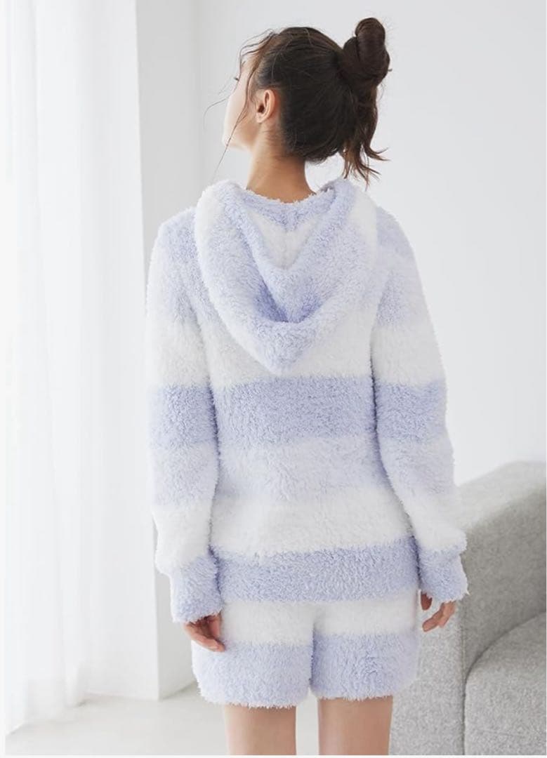 【gelato pique】ジェラートピケ 3ボーダーパーカー