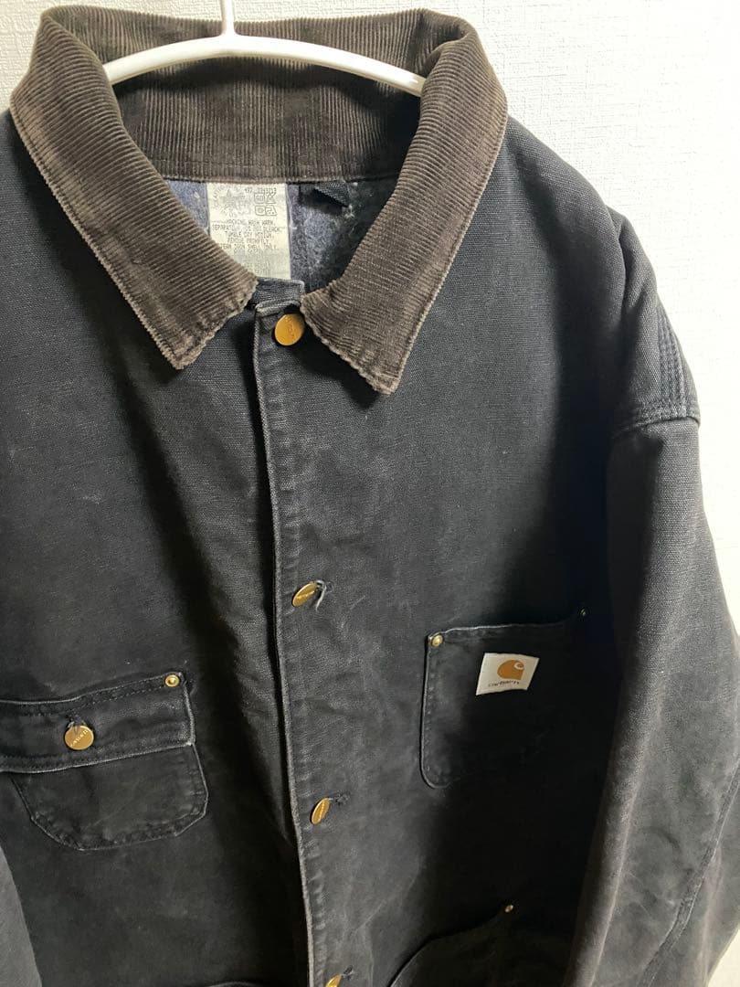 USA製 カーハート チョアコート カバーオール Carhartt ブラック