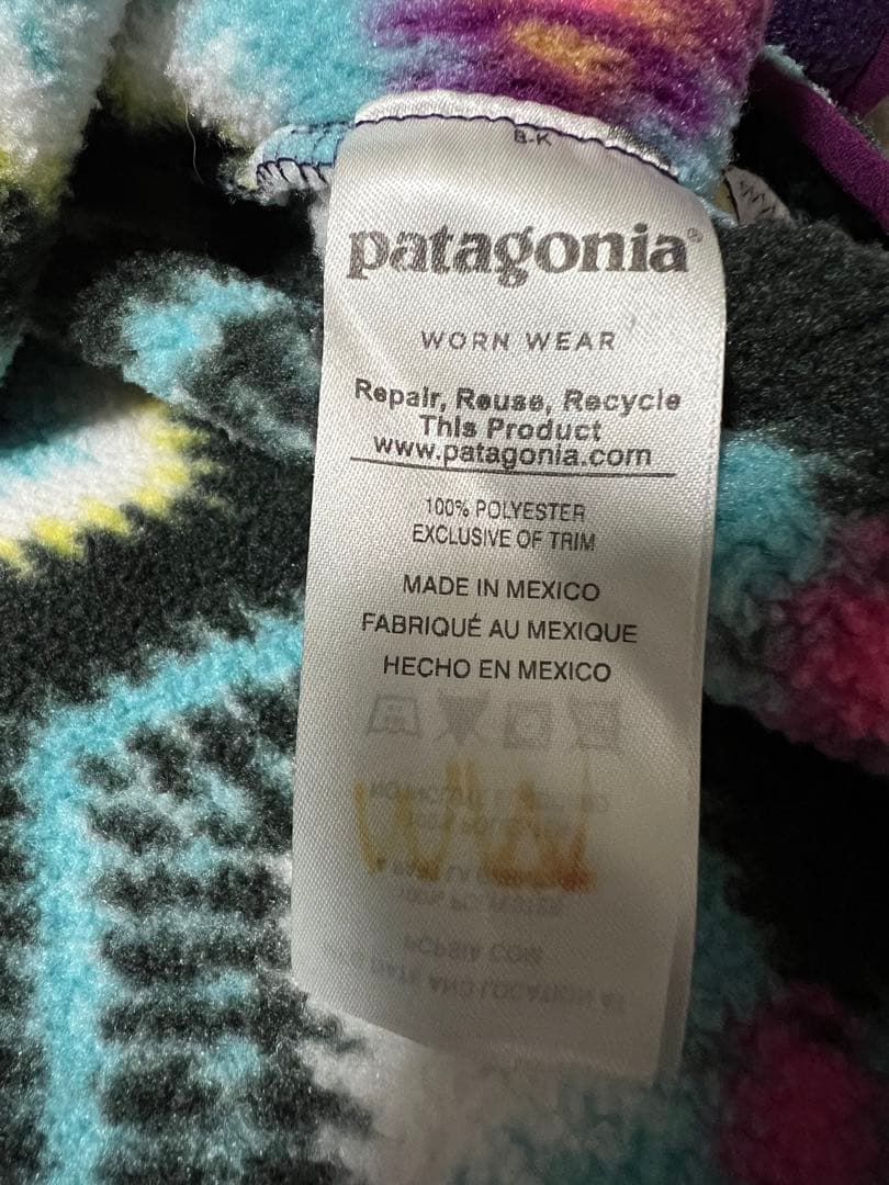 パタゴニア　worn wear スクラップT scrap t recrafted