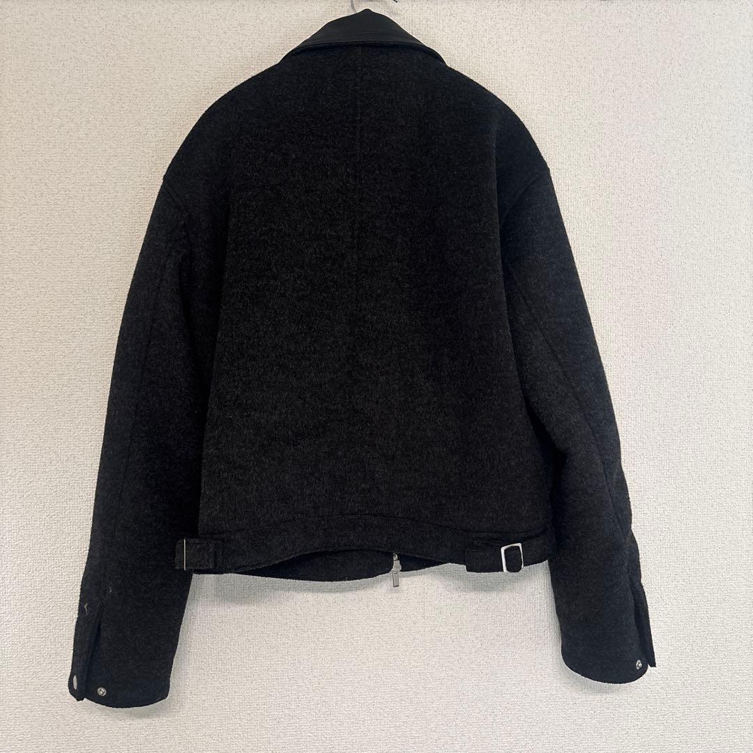 ジャケット・アウター OE-SELMENT WOOL SHAGGY DETROIT JACKET