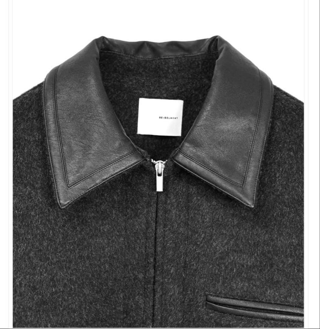 ジャケット・アウター OE-SELMENT WOOL SHAGGY DETROIT JACKET